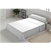 Pierre Cardin Completo Lenzuola Arcadia, 100% Cotone, Bianco, Letto da 200 cm