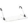 Brabantia - Stendibiancheria da Appendere - Salvaspazio - 4,5 Metri di Spazio per Stendere - Sempre Pronto All'uso - Chiusura Intelligente Pieghevoli - Piedini di Protezione - Fresh White - 68 x 44 cm