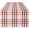 DII Kitchen Collection, Cotone Schiaccianoci Plaid, Runner da tavolo, 14x72