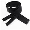YIGUANXIN 2 cerniere impermeabili, #5, in nylon, con estremità aperta, per cucito, vestiti, artigianato, giacche, cappotti (80 cm, nero) YIGUANXIN