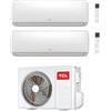 TCL - Climatizzatore dual split Elite F2 Tcl 9000+9000 btu inverter Wifi ++ R32 MT1420