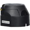 as - Schwabe Presa a superficie 13-pin per caravan - 12 V per esterni con tappo a vite e coperchio rotondo incernierato - Collegamento per caravan e camper - Accessori per rimorchi auto - IP44 - Nero
