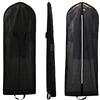 HIMRY traspirante Borsa porta abiti, 149cm x 57cm Sacca per Indumenti, lungo termine Respirabile Stoccaggio per vestiti da sposa/vestiti da sera/vestiti/giacche/cappotti. Nero, KXB107 Black
