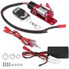 Tbest Argano RC, in Metallo con Telecomando, Verricello per Scala 1/10, for appassionati di auto cingolate, scenari off-road e gare modellismo