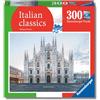Ravensburger Puzzle 300 Pezzi, Milano - Puzzle Adulti +14 anni, 27 x 39 cm, Puzzle per Adulti Italia, Collezione Classici Italiani, Idee Regalo