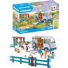 PLAYMOBIL Horses of Waterfall 71493 Trasporto Cavalli e stalla, apprendimento giocoso dell'equitazione, avventurati al Waterfall Ranch, Giocattolo per Bambini dai 4 Anni in su