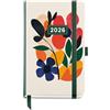 Miquelrius - Agenda 2026 giorno per pagina, formato piccolo (90 x 140 mm), pianificazione giornaliera, copertina rigida cartone, rilegata, chiusura elastica, carta 80 g/m², catalano-EN-PT, mini garden