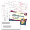 Next Day Labels Moduli nuovi 1099-NEC per il 2020, moduli fiscali in 4 parti, kit fornitore di 25 moduli laser e 25 buste autosigillanti, moduli progettati per QuickBooks e altri software di contabilità