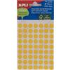 Apli 2051-Confezione di 5 lame con etichette, colore: giallo