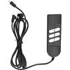 Haofy Telecomando per Sedia Elettrica a 6 Pulsanti con Controller per 2 Attuatori per Sedia Reclinabile, Poltrona Elevatore, Attrezzature Mediche