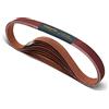 Powertec 414204 a 2,5 cm x 106,7 cm 40 abrasivi in ossido di alluminio Belt, 10-pack