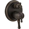 Delta Faucet t27897-rb 3 Cassidy tradizionale monitor 17 Series Valve Trim con deviatore integrato 3-setting, Venetian Bronze
