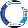 Electraline 15091 Cavo N07V-K, Sezione 1x1.5 mm, 10 mt, Blu