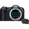 Canon EOS R8 (Corpo) - 2x Batterie - Macchina Fotografica Mirrorless Full Frame 24,2MP, Dual Pixel CMOS AF II - Videocamera 4k Fino a 60p - Scatto Continuo 40 fps - Schermo Direzionabile