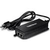 TRENDnet, TPE-115GI, Iniettore Gigabit Power Over Ethernet Plus, PoE+ (30 W) per alimentare distanze di rete fino a 100 m (328 piedi), nero