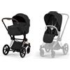 Cybex Platinum Duo Priam Comfort - Rose Gold - Sepia Black