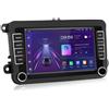 Awesafe Autoradio 4+64 GB Carplay Android Auto GPS 4G 8Core DVD per VW GOLF 5 6 Passat Touran Tiguan 7 pollici