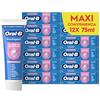 Oral-B Dentifricio Pro-expert Sensibilità 12x75ml, Dentifricio Formato Convenienza per Denti Sensibili, Pulizia Denti Efficace, Alito Fresco, Sapore Eucalipto Menta Piperita