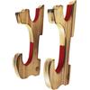 Porta da parete, supporto decorativo in legno per flauto samurai e