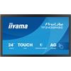 iiyama TF2438MSC-B2 Touchscreen ProLite da 23,8 DeepContrast PCAP+ a 10 punti con una robusta struttura in metallo