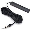 DollaTek ANT-309 autoradio antenna per auto universale FM radio antenna patch nero amplificatore segnale antenna 85-112 MHZ cavo 5M