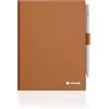 VIWOODS Custodia in Pelle Genuina VIWOODS per Tablet AiPaper Mini E Ink - Custodia Premium con Porta Penna, Slot per Punte di Ricambio, Chiusura Magnetica e Cuciture Rinforzate
