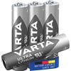 VARTA Lithium Batterie AAA Micro LR03 (pacco da 4) - Ideali per fotocamere digitali, giocattoli, dispositivi GPS, impieghi sportivi e all'aria aperta