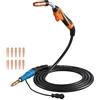 VEVOR Torcia MIG per Saldatura 250A con Cavo da 4,57 m, Pistola MIG per Saldatura a Bobina con Miller (MDX-250), 11 Punte di Contatto di Ricambio e Impugnatura Ergonomica, per Officina e Industria