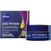 NIVEA Contouring Night Cream Antiwrinkle 65+, 50 ml, Visibly Reduces Fine Lines and Deep Wrinkles in Mature Skin, Contours e Rigenerazione della pelle matura