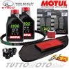 Motul - Hiflo - Bando - NGK - Braking Tagliando KYMCO Downtown 200 2010-2016 / Olio Motul 5100 10W40 4T + Kit Completo