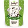 Betty's Landhausküche Pollo e Vitello con Olio di Borragine Umido per Gatti - 250 g, Singola