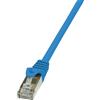 Intellinet Cavo di rete Patch in CCA Schermato Cat. 6 Blu F/UTP 5 m Bulk