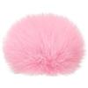 PATIKIL Pellicciotto Microfono Parabrezza 7mm x 65mm Mic Copertura Parabrezza per Interno Esterno Microfono Rosa