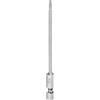 QUARKZMAN T8 Bit Torx di Sicurezza 1/4 Gambo Esagonale 4 Lungo Acciaio S2 Magnetica Antimanomissione Star Bits Cacciavite Testa Torx con Foro per Rimuovere Viti Fissaggio