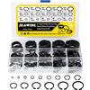 IEAWISL 325 Pezzi Anelli Elastici E-Clip, Lega di acciaio Anelli Di Sicurezza Esterni Kit Di Anelli A Scatto, Assortimento Di Anelli D'Arresto, Anello Elastico - Per Assali, Alberi E Altre Parti Mobili