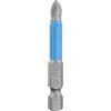 QUARKZMAN Inserto per Cacciavite a Croce PH2 in Acciaio S2 con Attacco Esagonale da 1/4 Lunghezza 65mm/2.56 Punta Magnetica per Trapano Elettrico