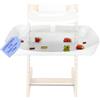 CATCHY - Cattura cibo - Compatibile con seggiolone Stokke Tripp Trapp + 11 altri seggioloni - Seggiolone venduto separatamente - Cattura cibo e disordine per neonati e bambini - Accessorio sotto il
