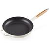 LE CREUSET Padella Evolution con manico in legno in ghisa vetrificata, diameter 28 cm, Meringue, 20258287160422