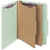 Smead Cartella portadocumenti con chiusura SafeSHIELD®, 2 divisori, espansione 5,1 cm, formato lettera, grigio/verde, 20 per scatola (14074)