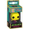Funko Pop! Keychain: Disney The Nightmare Before Christmas - Blacklight - Jack Skellington - Mini Figura in Vinile da Collezione Novità Portachiavi - Riempitivi per Calze - Idea Regalo - Movies Fans