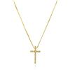 LUXURY MILANO Collana croce in oro e diamante