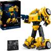 LEGO Icons 10338 Transformers Bumblebee, figura robotica per adulti, si trasforma in veicolo, 950 pezzi