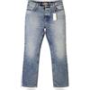 GUESS USA Jeans Uomo Straight W32 Blu Used Denim Bottoni