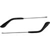 Ray-Ban Ray Ban Aviator Aste di Ricambio Canna di Fucile/Terminale Nero in Pelle