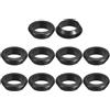 QUARKZMAN 10pz Passacavo 23mm ID 28mm Guarnizione per Cavi Passacavo in Gomma Gommini Passacavo Elettrico per Firewall Guarnizione per Cablaggio Elettrico, Nero