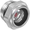 CoCud Vetro Livello Olio Compressore Aria | Filettatura Maschio M18x1.5mm | Finestra Indicazione Olio Vetro Testa Esagonale Alluminio - (Applicazioni: Accessori Scatola Del Cambio), 1Pz