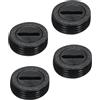 QUARKZMAN Tappo Portaspazzole in Carbone Copertura Plastica per Spazzola Elettrica del Motore Filo Nero Diametro Esterno 14mm/0,55 Altezza 5mm/0,2, 4pz
