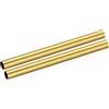 METALLIXITY Tubo in Ottone (8mm OD x 0.5mm Muro T x 100mm L) 2 Pezzi, Tubazione Dritta - per Arredamento Casa, Macchinari, Fai da Te Artigianato