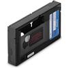 Hama Adattatore Cassetta VHS-C/VHS '00044704' (convertitore Video, Cassetta motorizzata, 6 mm) Nero