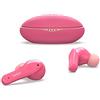 Belkin SOUNDFORM Nano Auricolari true wireless bambini,Max. 85 dB,Protezione udito,per didattica a distanza,IPX5, 24 ore di riproduzione, Per iPhone, Galaxy, Pixel, Rosa, 32, 55, 180°, PAC003btPK